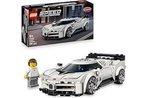 LEGO Speed Champions Bugatti Centodieci Hypersportwagen - Rennauto zum Bauen und Ausstellen - Fahrer Minifigur zum Sammeln - Geschenk für Jungen und Mädchen ab 9 Jahren und Erwachsene 77240