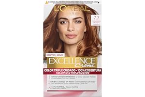L'Oreal Paris Excellence Coloración Crème Triple Protección, H.brown 550, 7.7, Vanilla