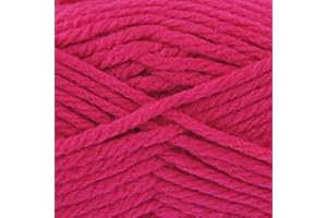 King Cole 641547 Big Value Super Chunky Fuchsia Yarn - 81M, 100g