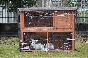 Bunny Business Universal Double Hutch Cover, 48-Inch