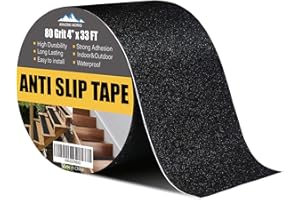 AMAZING WORKS Cinta antideslizante, cinta de agarre resistente de 10cmx10m, cinta de agarre de antideslizante para escaleras al aire libre/interior,resistente al agua de alta tracción cinta antideslizante escaleras