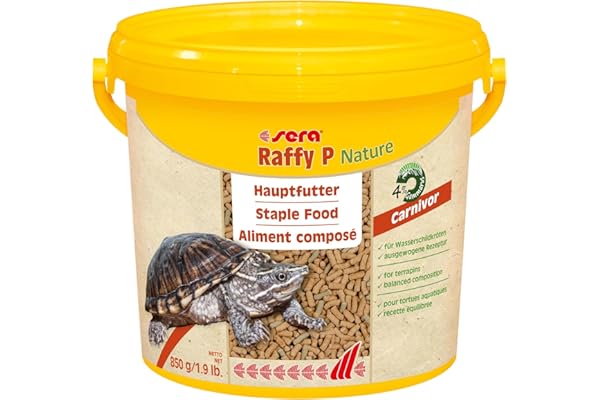 sera raffy p Nature 3,8 L | Alimentation Flottante pour Tortues 3.800 ML | sans Colorant ni Conservateur | Facilement digestible | développement sain | a Essayer Maintenant