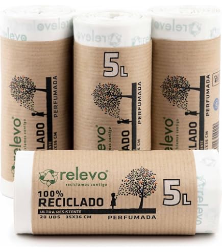 Sacs Poubelles Renforcés 160 Gauge - 90L - Dimensions 18x29x39 Pouces - Rouge/Bleu/Vert - Biodégradable
