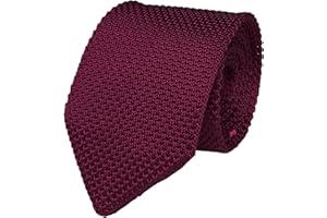 ROSIIKA Men's Skinny Smart Knit Tie Formal Basic Designed Vintage Mixed Pattern Casual 2.4" Necktie
