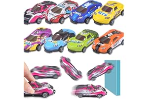 FGen 8 PCS Jumping Stunt Car,Alloy Stunt Toy,Jumping Stunt Car,Mini Car,360° Stunt Car Toy Set,Toys for Children