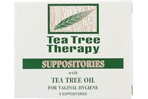Tea Tree Therapy Vaginal Suppositories with Oil, 6 Count