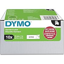 DYMO D1 Etichette Originali | 19 Mm X 7 Mm | Stampa Nera Su Verde | Etichette Autoadesive Per Etichettatrice LabelManager | 1 Pezzo