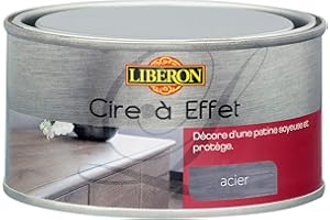 LIBÉRON LIBERON Cire à effet pour meubles et objets, Acier, 250mL