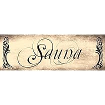 Sauna Regeln Schild Aus Metall - 20x30cm Wetterfest Für Innen & Außen - Deko Mit Retro-Design