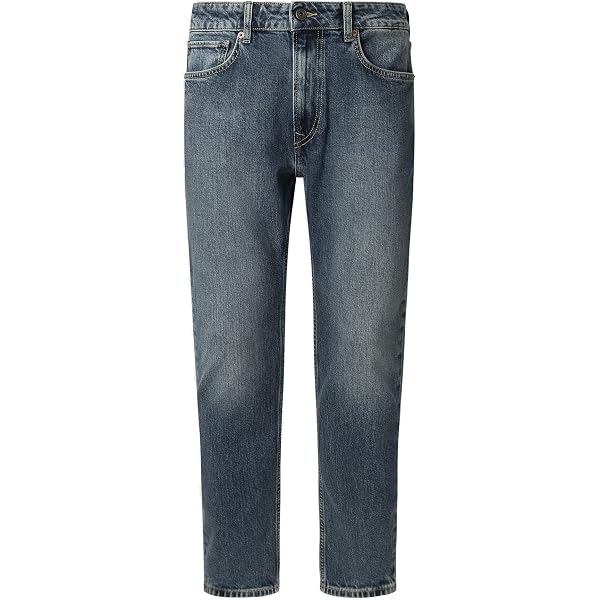 Jean Slim Homme Hatch Pepe Jeans Noir Délavé Clair - Taille 34/32, Neuf Avec étiquettes