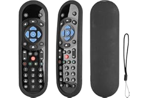 CTRLBETTER Custodia per Telecomando in Silicone Compatibile Con Sky Q TV Box Telecomando Copertura Protettiva Antiurto Con Nero e Cordino