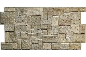 ETERNAL PARQUET Pannelli 3D Rivestimento a parete in PVC effetto PIETRA NATURALE Realistici e isolanti.