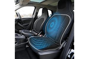 Medipaq Ergonomic Car Seat Cushion (2025 Upgrade) – Lumbar Support Pad with 24 Cooling Air Pockets, 8 Magnets for Non-Slip Fit and 2 Fixing Straps – For Pain Relief and Driving Comfort