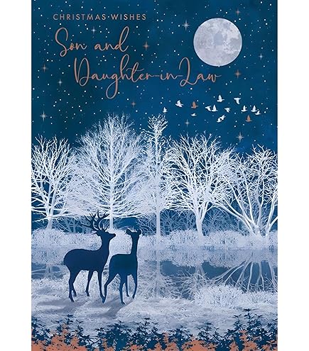 Hallmark Christmas Card For Son And Daughter In Law ... - UK