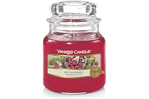 Yankee Candle Świeca W Słoiku, Szkło, Red Raspberry, Do 30 Godzin