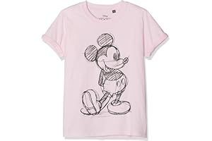 Disney Girl's Mickey Mouse Sketch T-Shirt