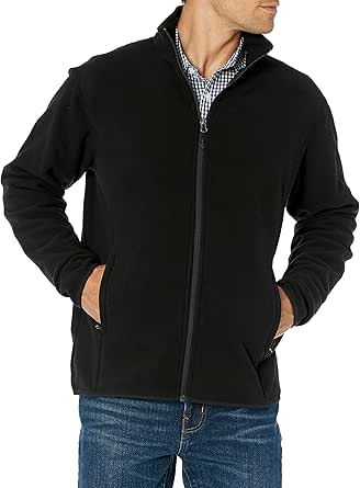 fleece black jacket
