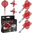 Mission Darts Force 90 | Integrated Precision Moulded Dart Flight And Shaft System, Pack of 3 Professional Durable 2-In-1 Combined Dart Flights And Stems | Standard No.2