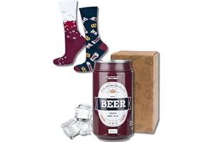 soxo Cerveza Calcetines Hombre Divertidos Algodon Regalos Originales Regalo Hombres 40-45 1-4 Pares