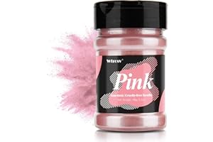 WTRCSV Colorant résine époxy, colorant pour savon - 60g mica poudre rose - fabrication de savon, pigment résine époxy, colorant pour Cosmetiques, les vernis à ongles, la peinture