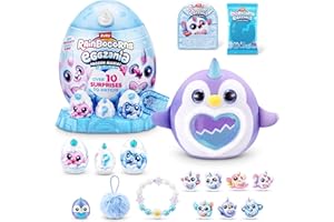 Rainbocorns Eggzania Frozencorn Mania de ZURU, Peluche Coleccionable para niñas Mayores de 3 años(FROSTINE)