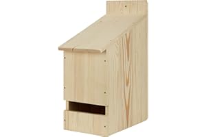 Wildlife Republic Extra Large 4 Chamber Bat Box Bat House Nesting Boxes Size D 17 cm x W 26.5 cm x H 44 cm Ideal for UK Gardens