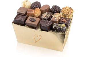 ‎EPRALINCHEN ePralinchen Pralinen Winter Edition 500g o.A. - köstliche belgische Schokolade Made in Belgium - handverarbeitete Pralinen in einzigartigen Formen - kräftig-wärmende Pralinen-Mischung