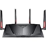 Asus DSL-AC88U Modem Router (EU-Version Annex A, WiFi 5 AC3100 MU-MIMO, 4x Gigabit LAN, AiProtection, Dual-Core CPU, Multifun
