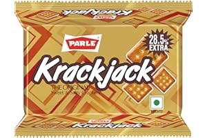 Parle Krack Jack Biscuit, 69.3g/44.1g/56.7(Weight May Vary)
