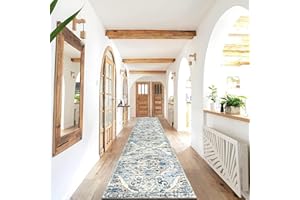 Enyhom Bieżnik dywanowy do przedpokoju, 60x305 cm, antypoślizgowy, nadaje się do prania, chodnik kuchenny, chłonna, mata barierowa