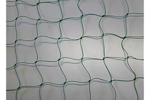 Pieloba Katzennetz Katzenschutznetz Balkonnetz - grün - Masche 5 cm - Stärke: 1,2 mm - Breite: 2,00 m Meterware