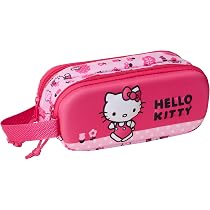 Sac à Dos Hello Kitty 3D Mini 6L - Dimensions 32x43x14 Cm, Taille Unique, Rose - Safta