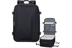 Lossga Cabin Bags 40x30x20 Underseat for Ryanair, Carry On Travel Backpack Cabin Size Rucksack Hand Luggage Bag Backpack Casual Daypack School Bag Fit 14 Inch Laptop with Cable Hole