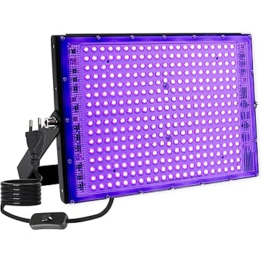Barra LED UV Ibiza - 9 LED Da 3W Per Effetti Luci Nere Con Abiti Bianchi E Vernici UV