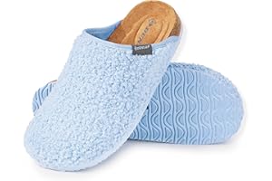 DUNLOP Pantofole Donna, Ciabatte Invernali Donna, Ciabatta da Casa 36-41