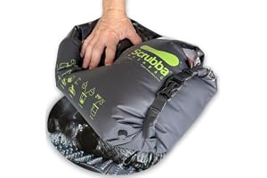 Scrubba tvättpåse bärbar tvättmaskin – lätt manuell tvättmaskin för resor, camping, tvätt, babykläder – nödvändigheter för resor, gåva – använd tvättmedel, resetvätt – 150 gram