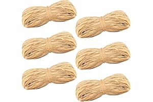 HUAMIRRA Bast Raffia Bastband, 300g Bastband, Raffia, Bast Raffia, Papierschnur Geschenkbast, Weben, Floristen und Gärtnern, zum Dekorieren von Geschenkkartonagen