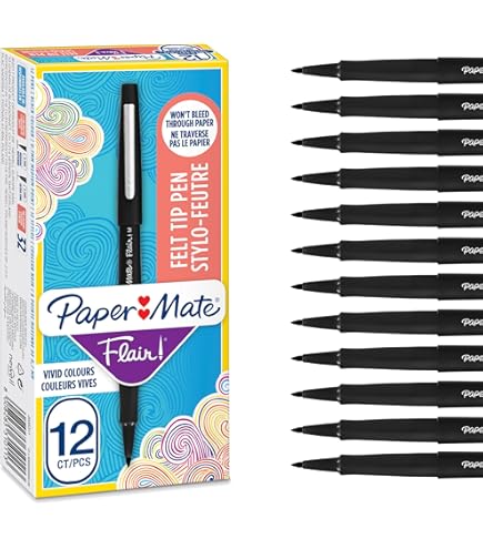 Basics, Pennarelli indelebili a punta ultra fine, nero