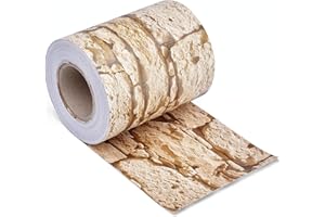 ESTEXO PVC Sichtschutz Streifen 35m Länge Zaunblende Folie Doppelstabmatten Zaun Zaunfolie Stein-Optik grob