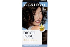 CLAIROL NICE'N EASY CRÈME PERMANENT HAIR DYE - 3 BROWN BLACK