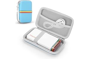 PHD KEISI Case for Polaroid Hi-Print 9046 Photo Printer, Hard Organizer Portable Carry Travel Cover Storage Bag (Blue)