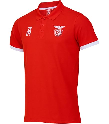 T-Shirt Homme SL Benfica - Collection Officielle Football - 100% Coton - Maillot Supporter