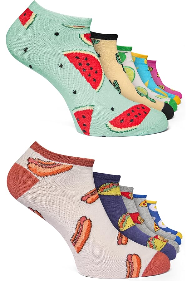 Chaussettes Colorées MAKABO Pour Homme - Coton, Motifs Fun, Taille Unique