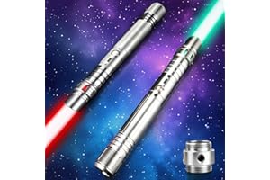 Jellybibo 2 Pack Lightsaber Toy for Kids Adults 2025 Upgraded, 16 Color Lightsaber 79cm for Kids, LED Light Saber Sword for Kids Gift, Halloween Dress Up Parties, Fashion Cosplay Toy for Adults