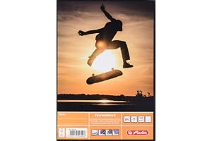Herlitz Ritblock A4, träfritt papper, 100 g/m², 25 ark