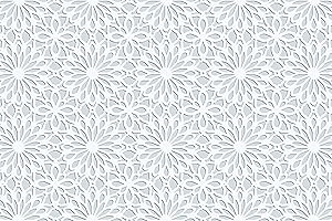 Cuadros Lifestyle Küchen Spritzschutz „Blumenmuster“ | Küchenrückwand | Alu-DiBond | Fliesenschutz für den Herd und Spüle | Küche | Küchenfliesen | Fliesenspiegel | Rückwand, Größe:60 x 40 x 0.3 cm