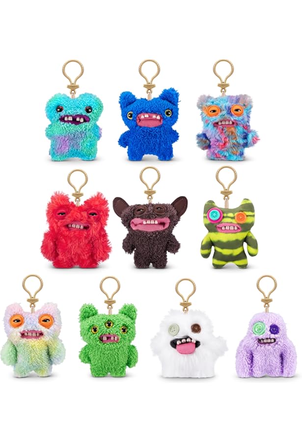 Fuggler ZURU Series 4 Funny Ugly Monster Plush Key Ring