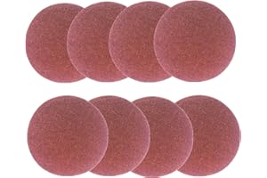 FEIHU 150mm dischi abrasivi autoadesivi, 30 pezzi .5 X grana P60/80/120/180/240/320 Carta vetrata autoadesiva (PSA) per nastro stazionario e levigatrice a disco - FEIHU