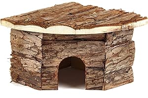 Pet Ting Natural Living Corner House For Small Animals Real Wood Mouse Hamster Gerbil Rat