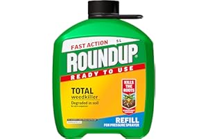 Roundup Fast Action Pump 'N Go Weed Killer 5L Refill, Clear, 112113